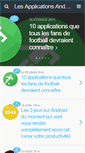 Mobile Screenshot of lesapplicationsandroid.fr